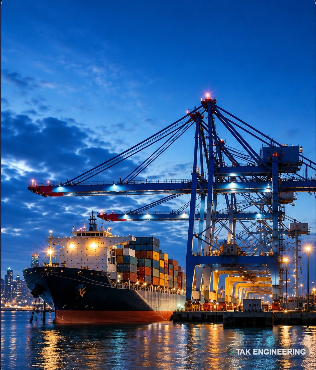 Automated port container terminal